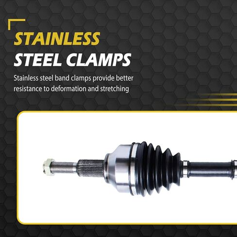 Front Right CV Axle for 2009-2019 Dodge Journey 2008-2014 Dodge Avenger 2011-2014 Chrysler 200 2007-2010 Chrysler Sebring Shaft Assembly Replacement Passenger Side - 66-3522 in Kuwait