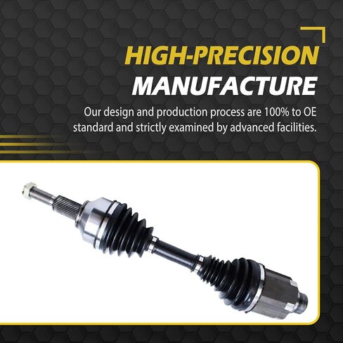 Front Right CV Axle for 2009-2019 Dodge Journey 2008-2014 Dodge Avenger 2011-2014 Chrysler 200 2007-2010 Chrysler Sebring Shaft Assembly Replacement Passenger Side - 66-3522 in Kuwait