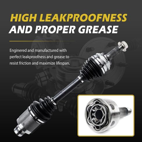 Front Right CV Axle for 2009-2019 Dodge Journey 2008-2014 Dodge Avenger 2011-2014 Chrysler 200 2007-2010 Chrysler Sebring Shaft Assembly Replacement Passenger Side - 66-3522 in Kuwait