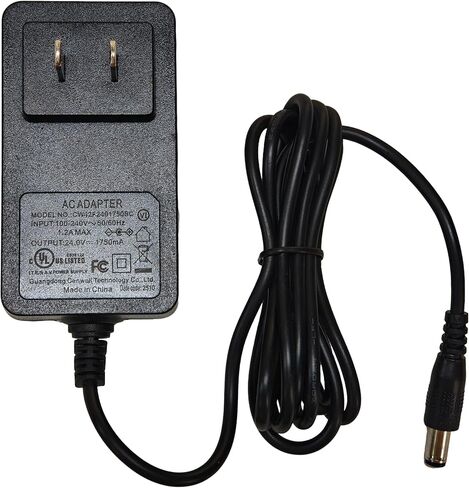 محول طاقة 24 فولت 1.75 أمبير لمصباح أرضي 42 وات مع ضوء للقراءة - أسود in Kuwait