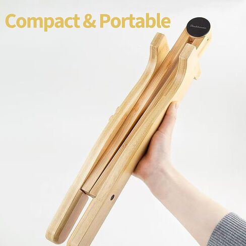 Rockhouse Guitar Stand, Wooden A-Frame Folding Guitar Floor Stand with Picks Holder for Single Electric, Acoustic, Bass Guitar in Kuwait