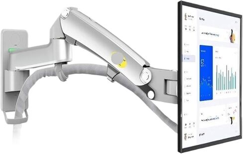 F300 Full Motion Monitor Wall Mount TV Bracket with Adjustable Gas Spring for 24"-35" LED LCD TV(F300B for 24-35in TV) in Saudi Arabia