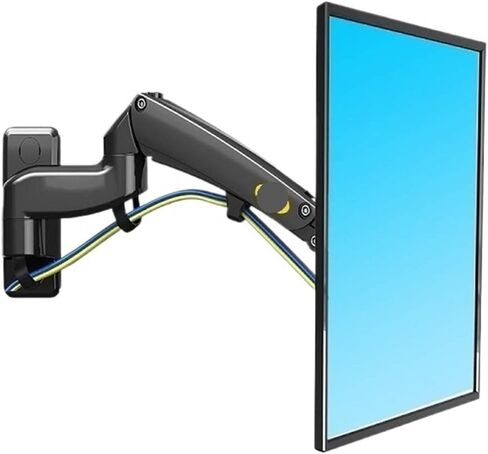 F300 Full Motion Monitor Wall Mount TV Bracket with Adjustable Gas Spring for 24"-35" LED LCD TV(F300B for 24-35in TV) in Saudi Arabia