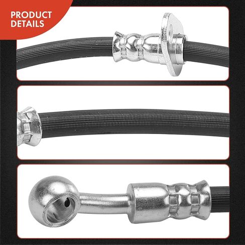 A-Premium Rear Passenger Brake Hydraulic Hose Compatible with Select Acura Models - RSX 2002 2003 2004 2005 2006 - Replace# 01466S6M000 in Saudi Arabia