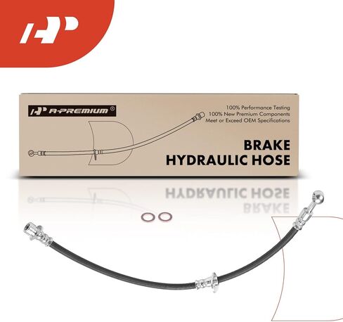 A-Premium Rear Passenger Brake Hydraulic Hose Compatible with Select Acura Models - RSX 2002 2003 2004 2005 2006 - Replace# 01466S6M000 in Saudi Arabia