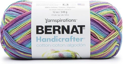 Bernat Handicrafter Cotton Yarn, Gauge 4 Medium Worsted, Coral Sea in Saudi Arabia