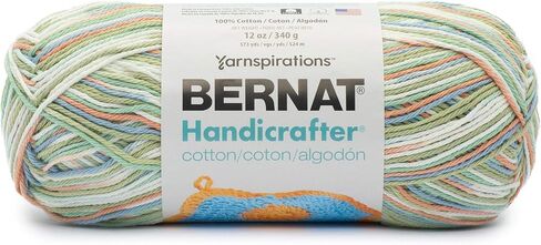 Bernat Handicrafter Cotton Yarn, Gauge 4 Medium Worsted, Coral Sea in Saudi Arabia