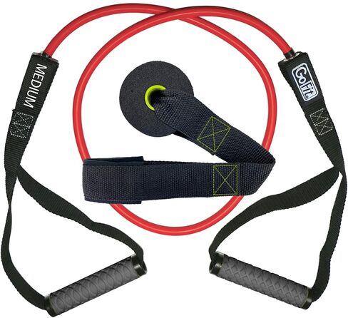 GoFit GF-4TUB-M(30) Pro-Grade Power Tubes with Handles (Red/30 Lbs.) in Kuwait