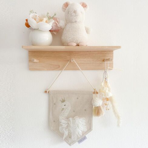 MON AMI Embroidered Ballerina Hanging Wall Canvas Banner – 10", Wall Decor For Nursery, Kids, Teen’s Bedroom & Playroom in Kuwait