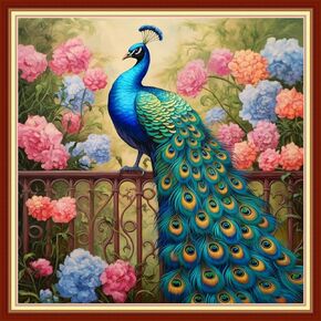 Dimensean Stamped Cross Stitch Kits Full Range of Embroidery Patterns Starter Kits for Beginners Adult or Kids DIY Cross Stitches Needlepoint Kits 11CT-Sunrise by The seaside 16x20 inch