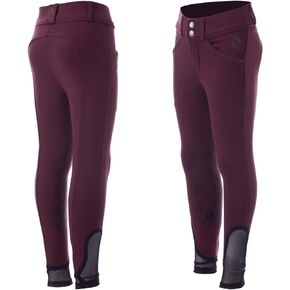 Equinavia Greta Kids Premium Equestrian Riding Pants | Silicone Knee Patch Breeches