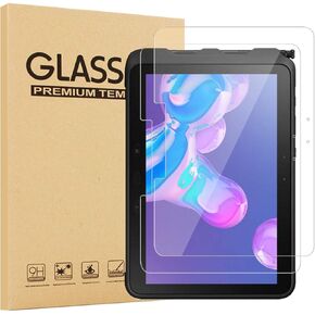 [2-Pack] Glass Screen Protector for Samsung Galaxy Tab Active4 Pro/Tab Active Pro 10.1 SM-T540/T545/T547 Released in 2019/2022 - Tempered Glass Film/High Definition / 9H Hardness