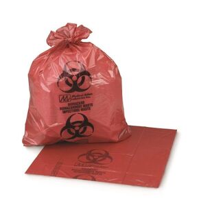 Infectious Waste Bag Medi-Pak ULTRA-TUFF 11 X 14 Inch Printed