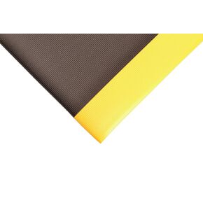 NoTrax 413 Blade Runner™ w/Dyna-Shield® Ribbed Anti-Fatigue Mat, 3' X 6' Black