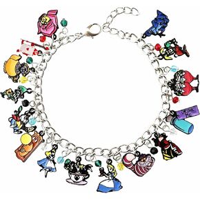 Alice Wonderlnd Bracelet Charm Alices Bracelet Gifts for Girl Woman Men