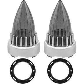 Motorcycle Turn Signal 3 1/4" Lens Covers 2 Pack, Retro Red Light Lense Rear Brake Taillight Lense Lamp Caps Universal for Harley Road King Electra Street Glide Heritage Softail Accessories
