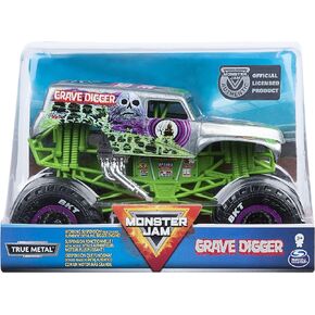 Monster Jam, Official Grave Digger Breaking World Records Die-Cast Monster Truck, 1:24 Scale