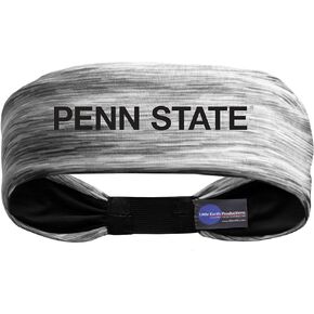 Littlearth Unisex-Adult NCAA Penn State Nittany Lions Tigerspace Headband, Grey, One Size, (100688-PSU)