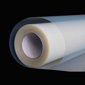 24" x100ft. 1 Roll Screen Printing Film Waterproof Inkjet Transparent Film for Water-based Pigment and Dye Ink Jet Printers