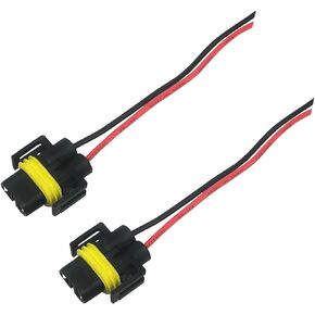 2PCS H11 H8 881 880 Female Adapter Wiring Harness Socket Connector, Automotive Replacement Accessories Universal for Headlights or Fog Lights