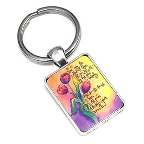 Dovetail Ink Art Key Chains (Saint Hildegard)