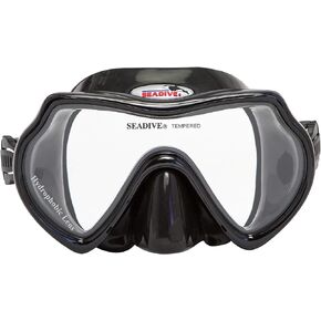 SeaDive Eagleye Hydrophobic Mask (Black Silicone)