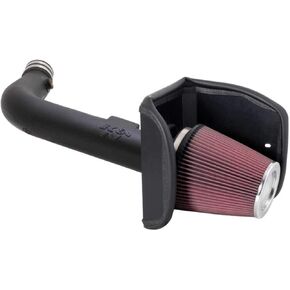 K&N Cold Air Intake Kit: Increase Acceleration & Towing Power, Guaranteed to Increase Horsepower up to 10HP: Compatible with 4.6L, V8, 2007-2008 Ford F150, 57-2574