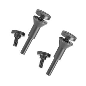 2pcs Mounting Mandrel 3/8" 1/4" Arbor Hole for Type 1 Cut-Off Wheel 1/4" Shaft for Die Grinder Rotary Tool Durable Metal Processing Tools