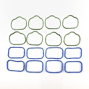 Intake Manifold Upper and Lower Gasket Set Fits for Chrysler 200 300 Town and Country 2011-2016 Dodge Avenger Challenger Charger Durango Jeep Grand Cherokee VW Routan Replaces 16pcs
