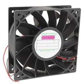 MD1238X24B-FSR، محمل كروي محوري لمروحة تيار مستمر 24 فولت 10 فولت إلى 28 فولت 205CFM 62dB 120 × 120 × 38 مم