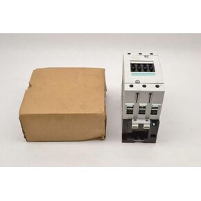 SIEMENS - 3RT10441AK60 Siemens 3RT10 44-1AK60 Motor Contactor, 3 Poles, Screw Terminals, S3 Frame Size, 120V at 60Hz and 110V at 50Hz AC Coil Voltage Voltage