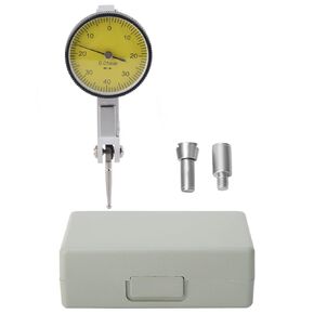 Dial Indicator, 0‑0.8mm Magnetic Dovetail Rails Dial Test Indicator, 0.01mm Dial Scale Gauge Measure Tool