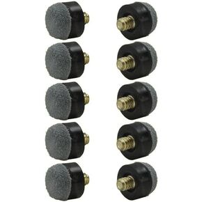 Screw-On Tips for Pool Cues - 12mm - Soft