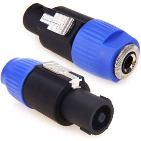 NANYI 1/4" Female to NL4FC Male Speakon Connectors Audio Adapter (2PCS) in Kuwait