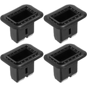 ACROPIX Rear Seat Cushion Pad Clips Set Fit for Audi A4 - Pack of 4 Black