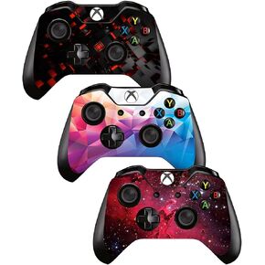 [3PCS] Vinyl Skin for Xbox One/Slim/X Controller (Standard Edition), Sticker Decorate and Protect Device Surface, Group B