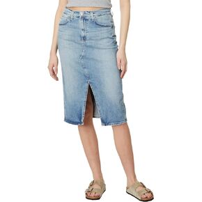 AG Women's Alicia Midi Denim Skirt