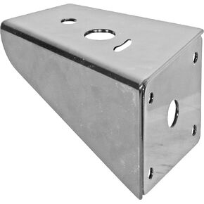 Buyers Products PLB12S Truck Hood Light Brackets For Use With Single Stud Plow Lights, Stainless Steel