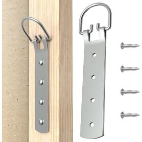 2PCS Heavy Duty Picture Hangers Large D-Ring Hanger for Hanging Picture Photo Frame,Picture Hanging Kit
