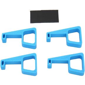 Simple Feet for PS4 Pro, 4pcs Bracket Stand for PS4 Pro Accessories, Anti Slip Feet Stand Console Game Machine Cooling Legs, for Elevate Your for Ps4 Pro Console (Black)