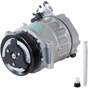 For Jaguar XJ XJR 2016 2017 OEM AC Compressor w/A/C Clutch & Drier - BuyAutoParts 61-96793R4 New