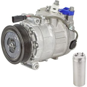 For Audi A4 Quattro 2004 2005 2006 OEM AC Compressor w/A/C Clutch & Drier - BuyAutoParts 61-96919R4 New