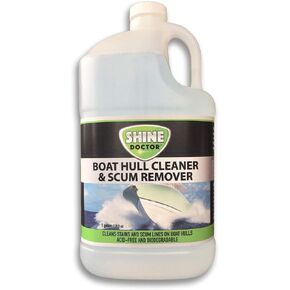 Boat Hull Cleaner 128 oz.(Gallon). Removes Stains and Scum Lines on Boat Hulls. Biodegradable & Environmentally Friendly!