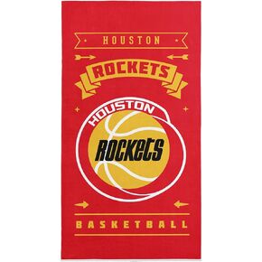 Northwest NBA Houston Rockets Beach Towel, 30" x 60", Hardwood Classics