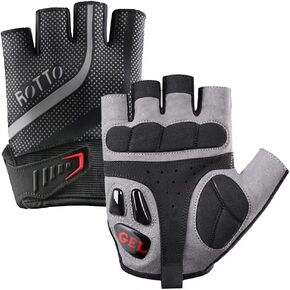 ROTTO Cycling Gloves Half Finger Bike Gloves Summer for Men Women with Gel Padded