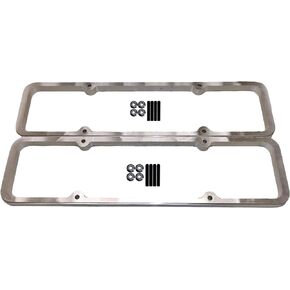 ICT Billet Billet Aluminum SBC Small Block Chevy 1/2" Valve Cover Spacer .500 Riser 350 Compatible with Chevrolet Shaft Mount Roller Rocker Engines Clearance 551661-5