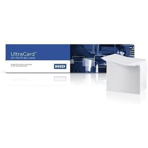 2ID - HID UltraCard x500 Blank PVC Cards | Compatible with Any Direct-to-Card Printer |100% PVC | Perfect for Full-Color Photo ID, Gift and Loyalty Cards