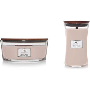 شمعة وودويك إليبس المعطرة، بالفانيليا وملح البحر، 16 أونصة | مدة حرق تصل إلى 50 ساعة in Kuwait