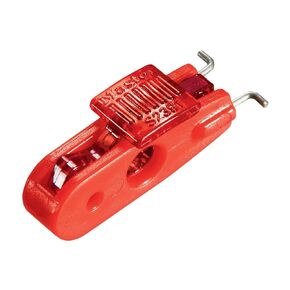 Master Lock S2390 Lockout Tagout Miniature Circuit Breaker Lockout,Red, Standard Toggles