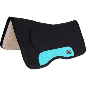 CHALLENGER Western Horse Anti-Slip Fleece Backing Padded Saddle Pad 39130BKTR